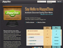 Tablet Screenshot of happyclassapp.com